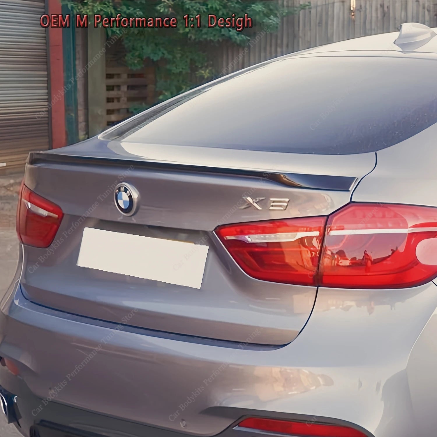 Bmw F16 F86 X6 M Performance Style Rear Spoiler 2014-2019.              (Hátsó szárny, spoiler)